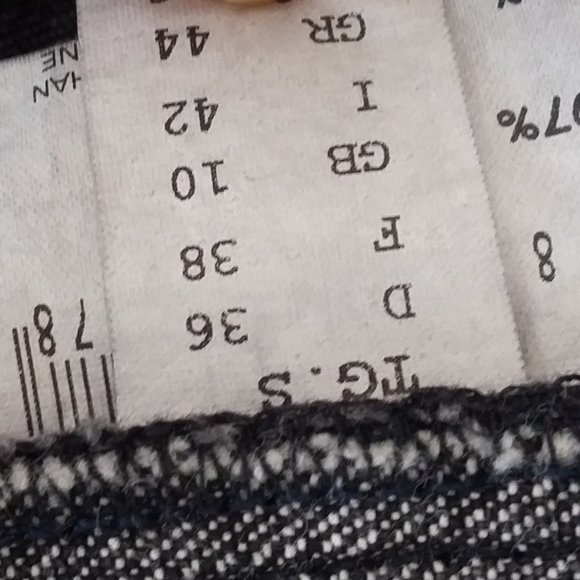 Denim Jacket made in Italy Size S - Picture 7 of 7